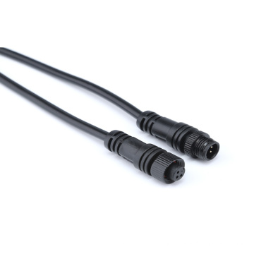 2pin 12A IP67 Injection Molded Quick Connect LED Outdoor Lighting Plug and Socket Waterproof Connector Cable